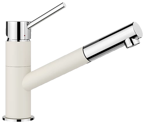 Plautuvės maišytuvas BLANCO KANO-S Balta/chrome HD