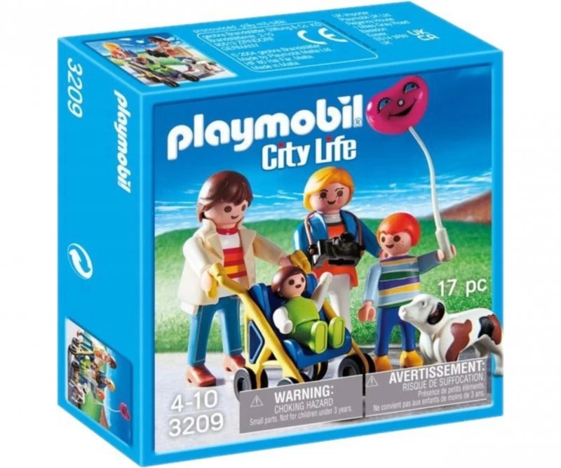 Playmobil 3209 City Life šeima Su Vaikišku Vežimėliu