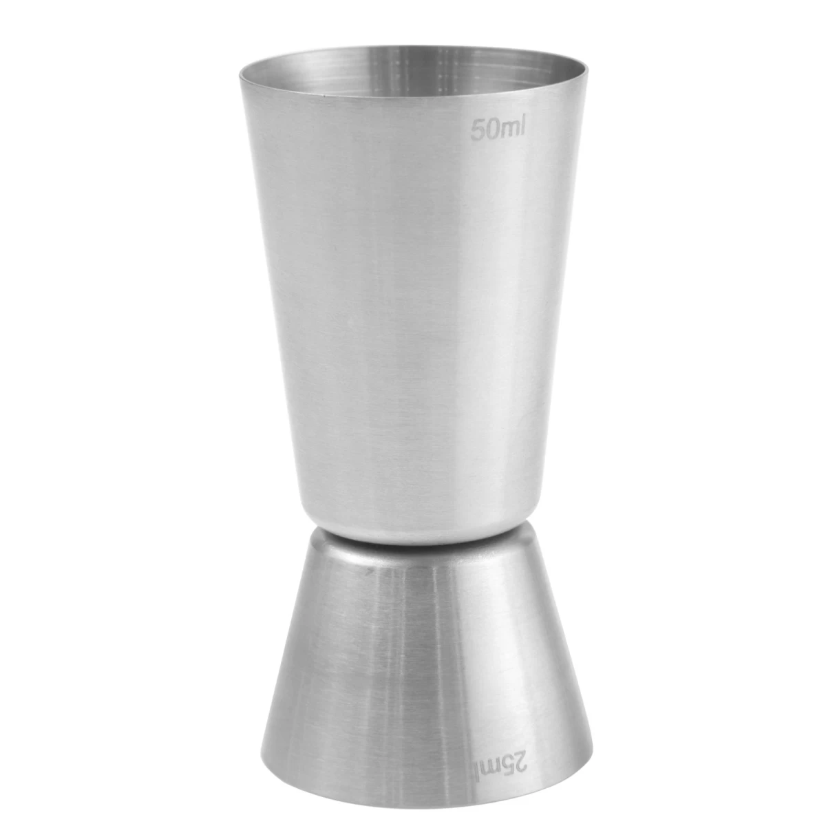 Plieninė Dvipusė Alkoholio Matavimo Taurė 25 / 50 Ml - Hendi 596722
