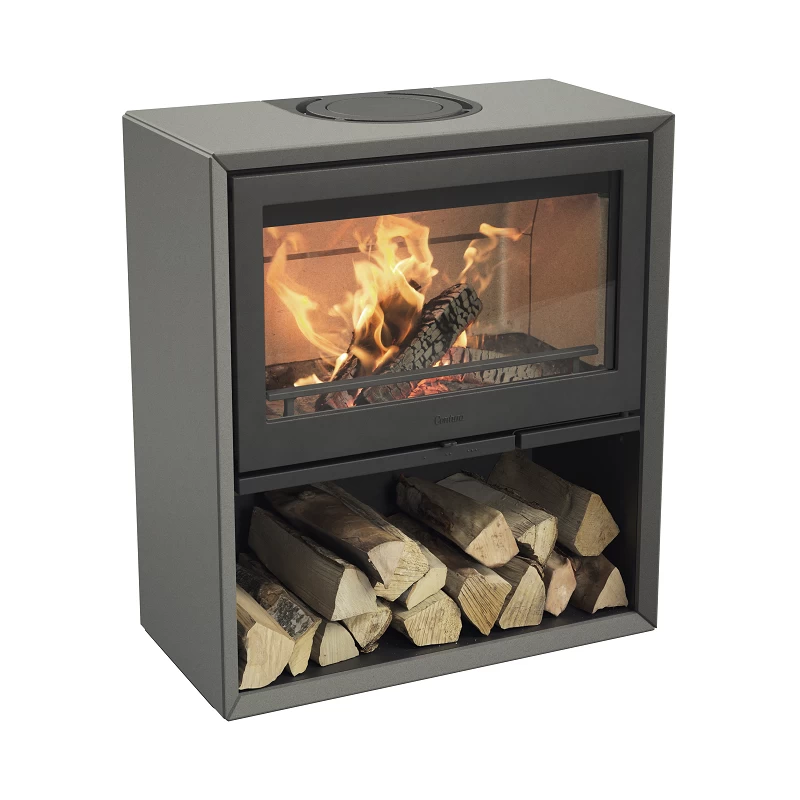 Plieninė krosnelė Nibe Contura 320A, juoda, 5 - 9 kW