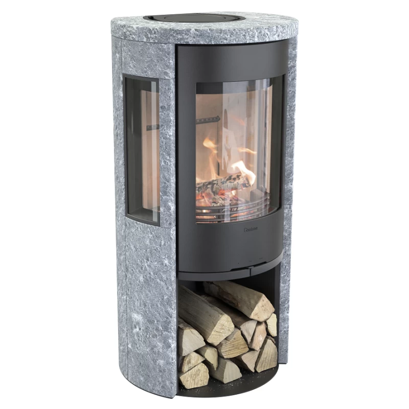 Plieninė krosnelė Nibe Contura 556T Style, juoda, 3 - 7 kW