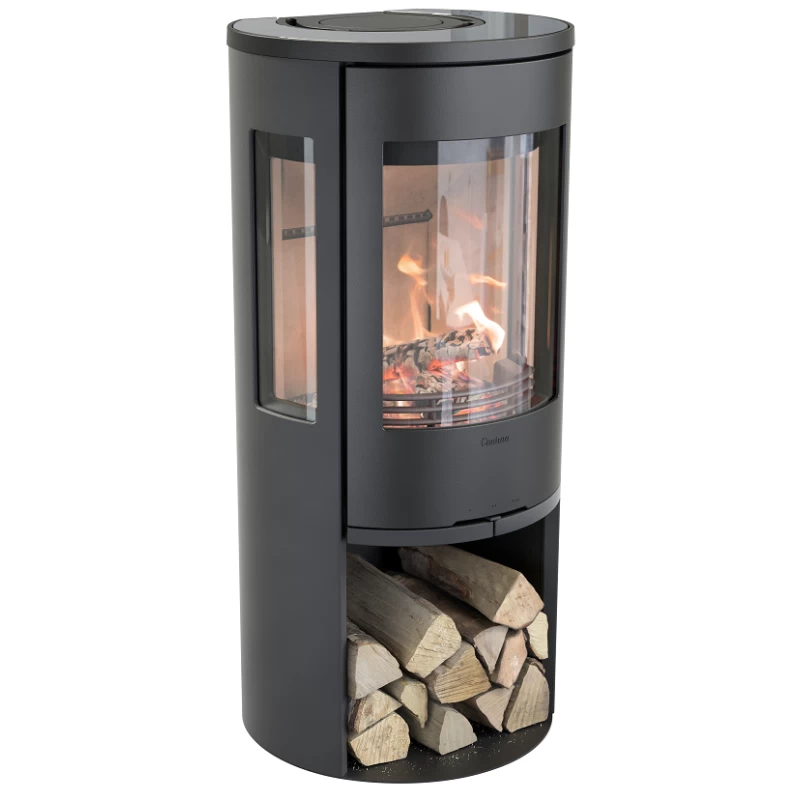 Plieninė krosnelė Nibe Contura C556:2 Style, juoda, 3 - 7 kW