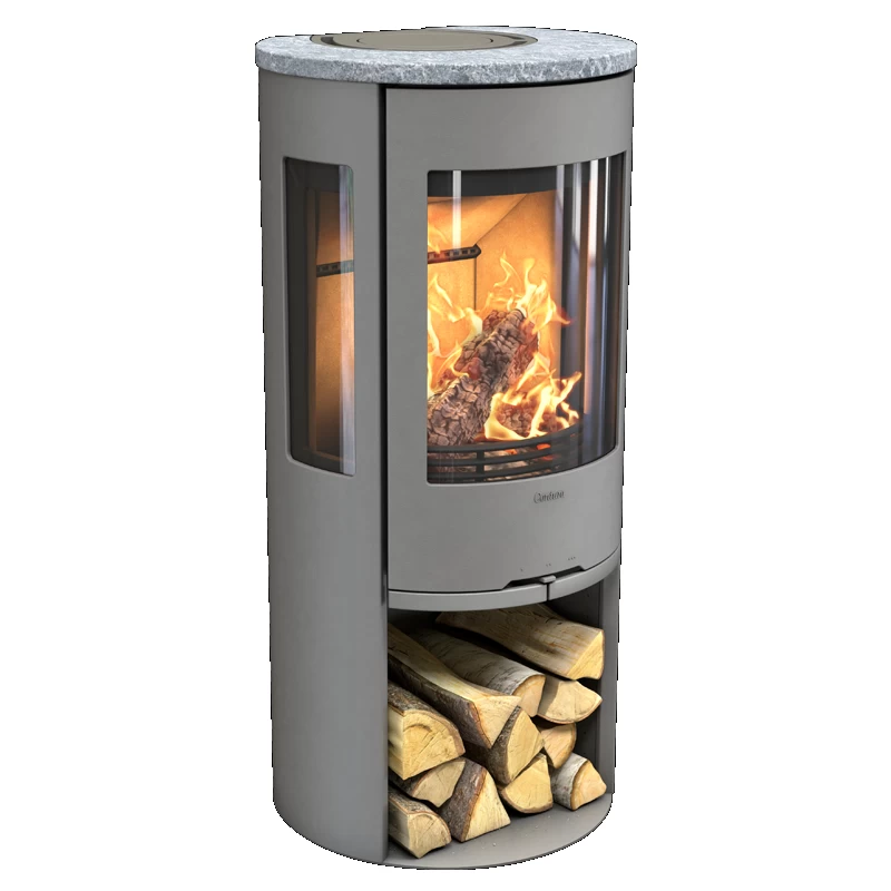 Plieninė krosnelė Nibe Contura C556:3 Style, pilka, 3 - 7 kW