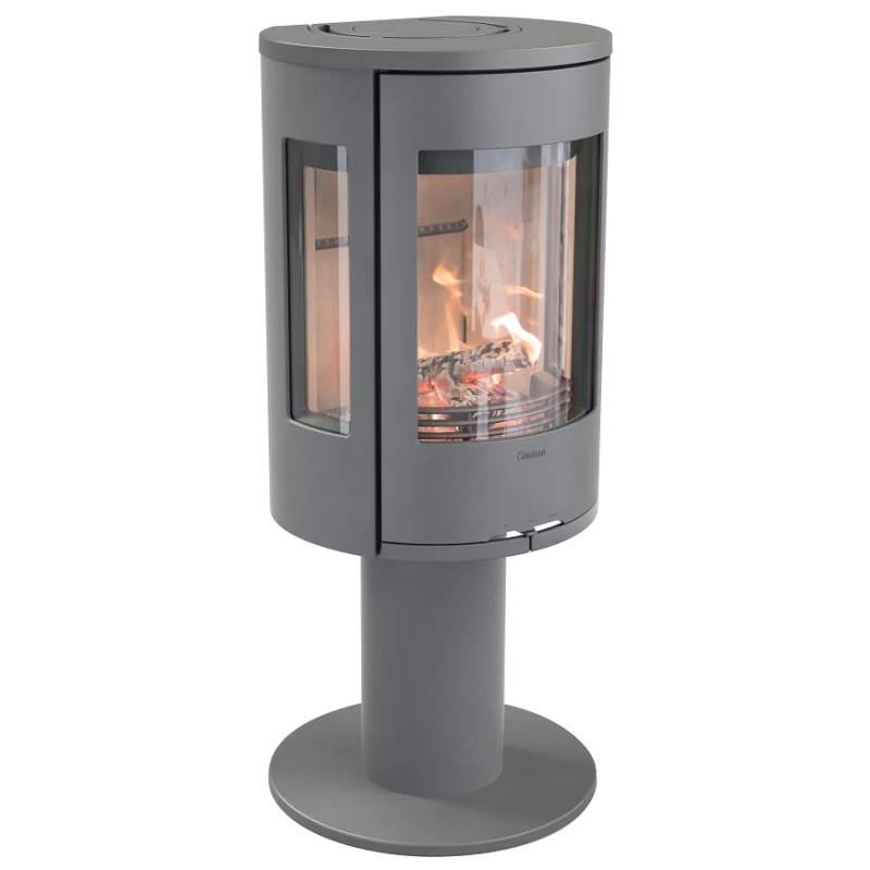 Plieninė krosnelė Nibe Contura C586:1 Style, pilka, 3 - 7 kW