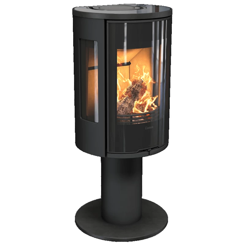 Plieninė krosnelė Nibe Contura C586:2 G Style, juoda, 3 - 7 kW