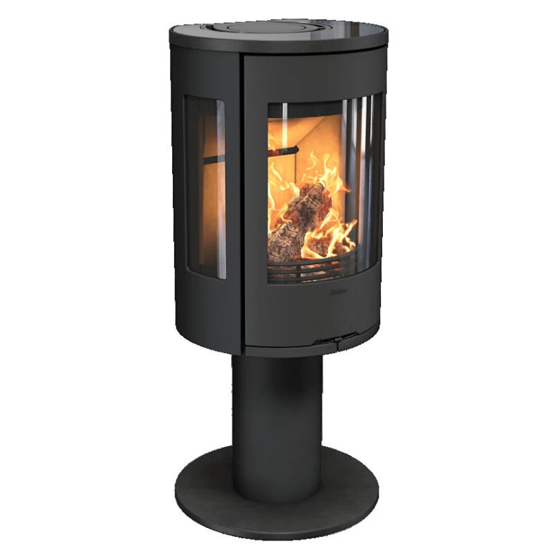 Plieninė krosnelė Nibe Contura C586:2 Style, juoda, 3 - 7 kW