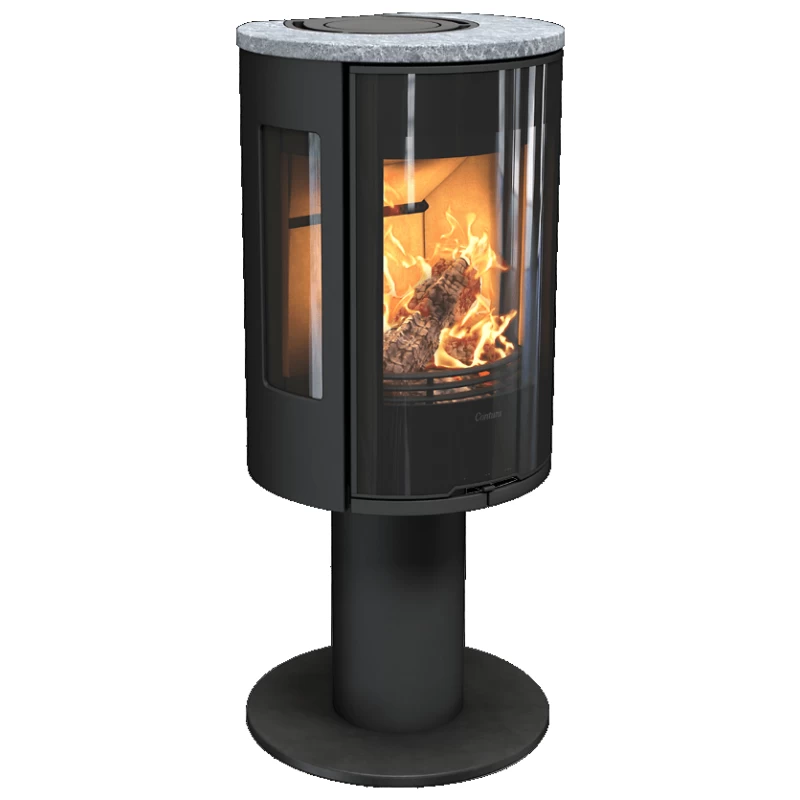 Plieninė krosnelė Nibe Contura C586:3 G Style, juoda, 3 - 7 kW