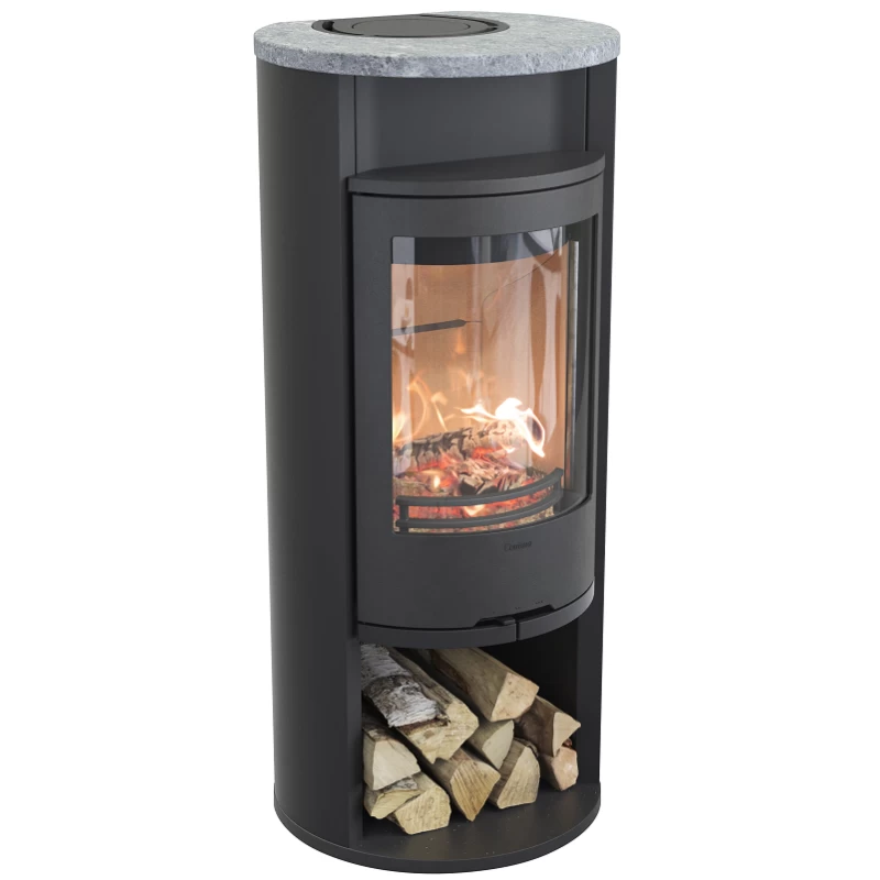 Plieninė krosnelė Nibe Contura C610:3 Style, juoda, 3 - 9 kW