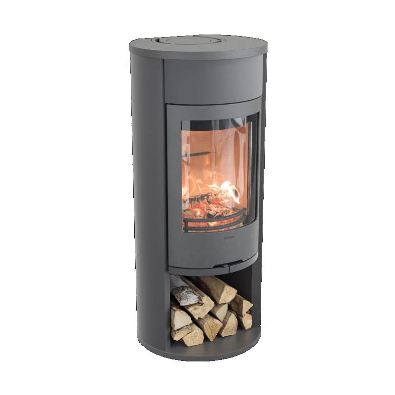 Plieninė krosnelė Nibe Contura C610:4 Style, pilka, 3 - 9 kW