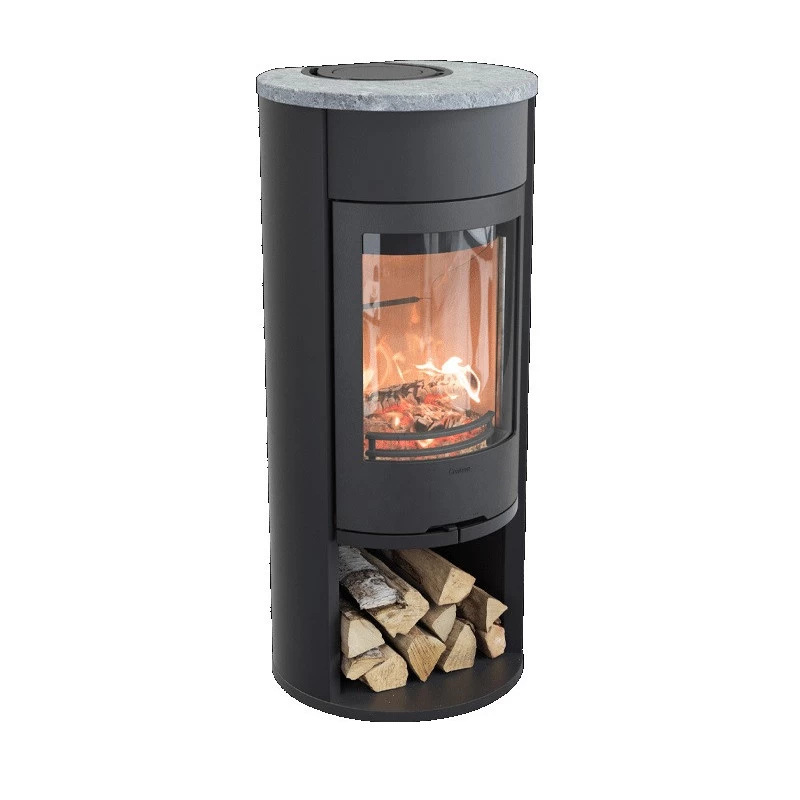 Plieninė krosnelė Nibe Contura C610:6 Style, pilka, 3 - 9 kW