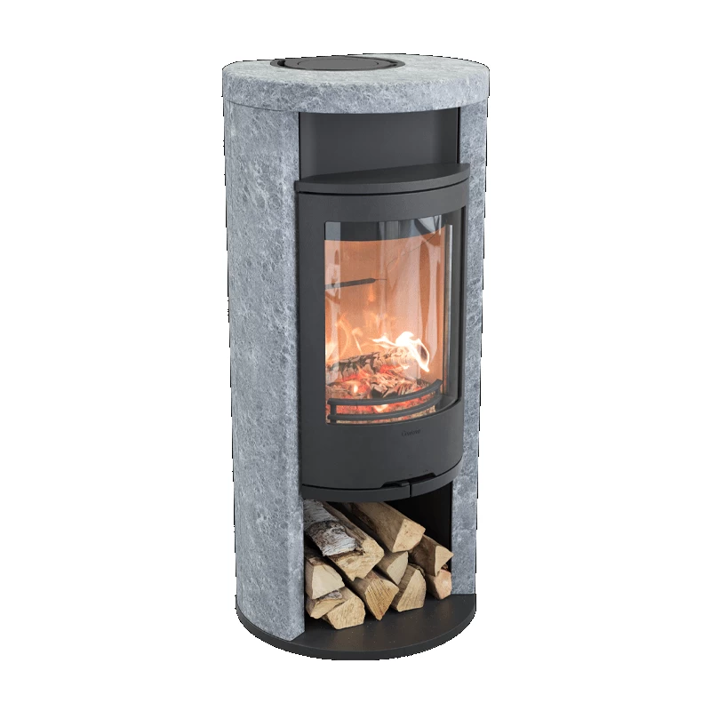 Plieninė krosnelė Nibe Contura C620T:1, juoda, 3 - 9 kW