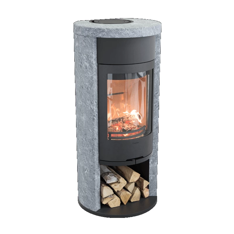 Plieninė krosnelė Nibe Contura C620T:2, juoda, 3 - 9 kW