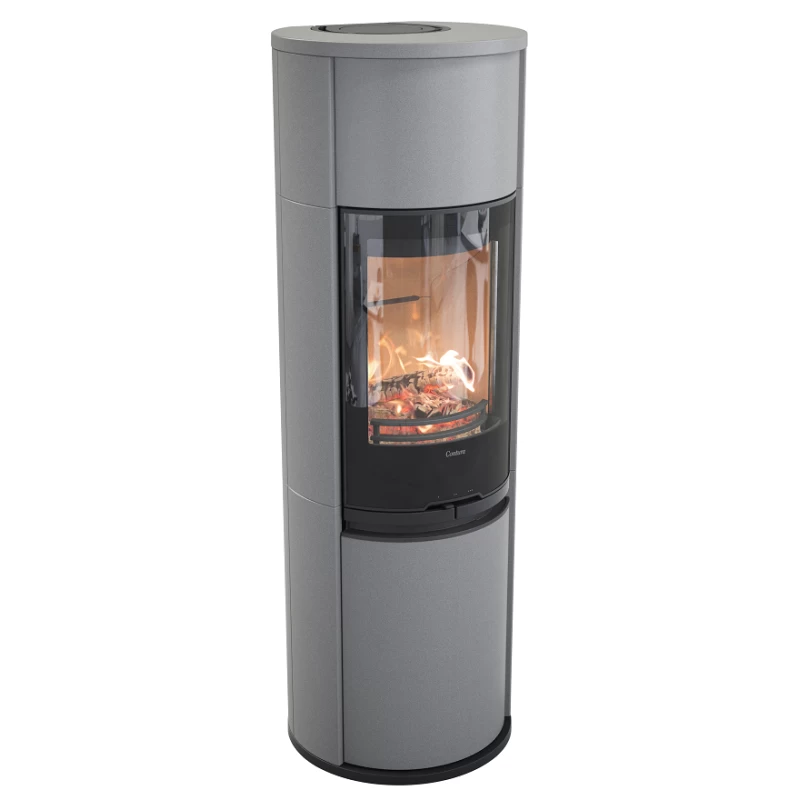 Plieninė krosnelė Nibe Contura C690G AN Style, juoda, 3 - 9 kW