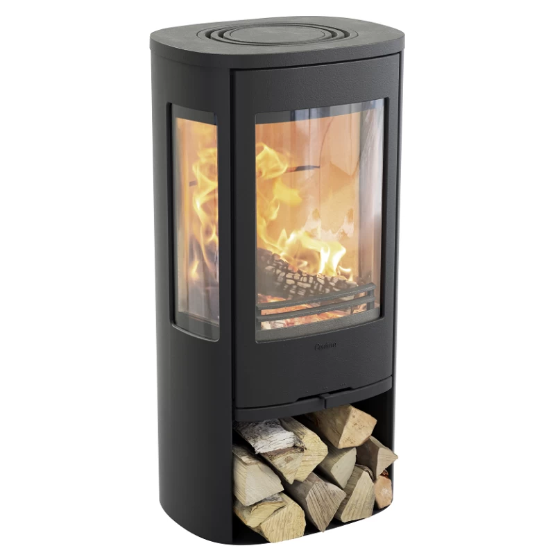 Plieninė krosnelė Nibe Contura C856:1 Style, juoda, 3 - 7 kW