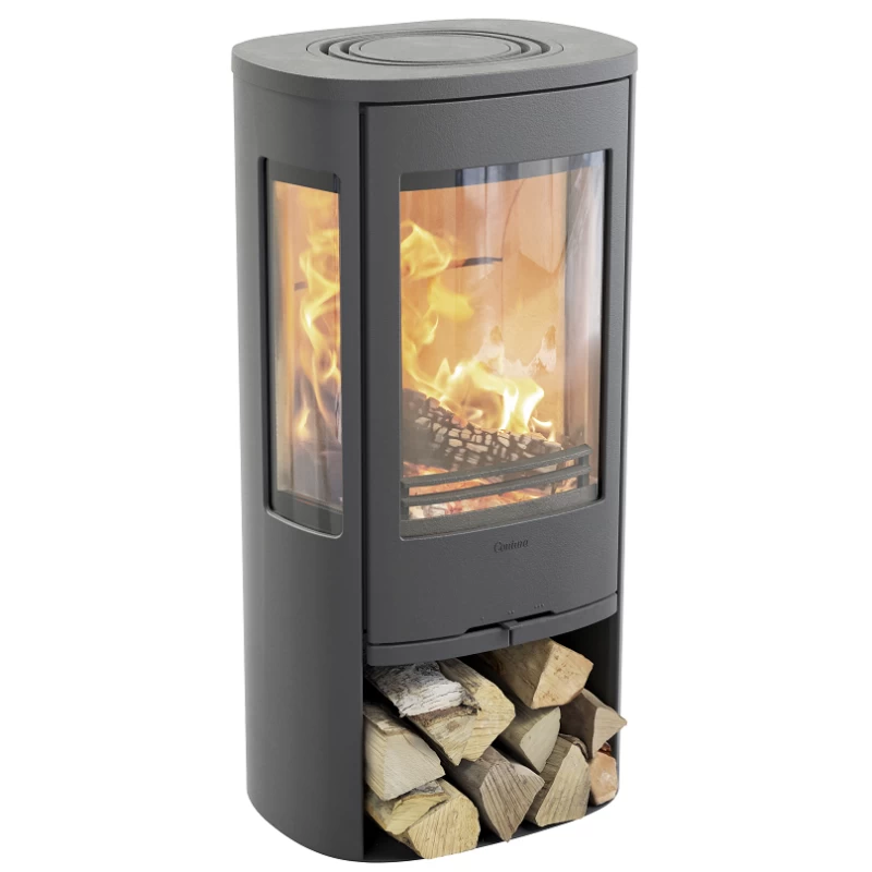 Plieninė krosnelė Nibe Contura C856:1 Style, pilka, 3 - 7 kW