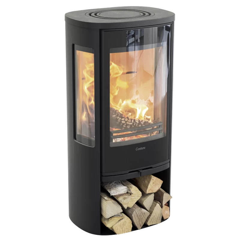 Plieninė krosnelė Nibe Contura C856G:1 Style, juoda, 3 - 7 kW