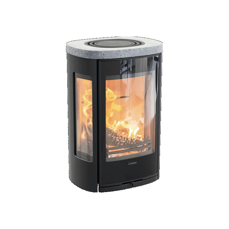 Plieninė krosnelė Nibe Contura C856GW:3 Style, 3 - 7 kW