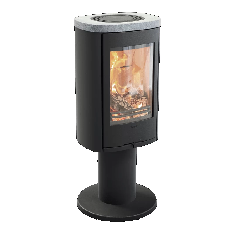 Plieninė krosnelė Nibe Contura C870:3 Style, juoda, 3 - 7 kW