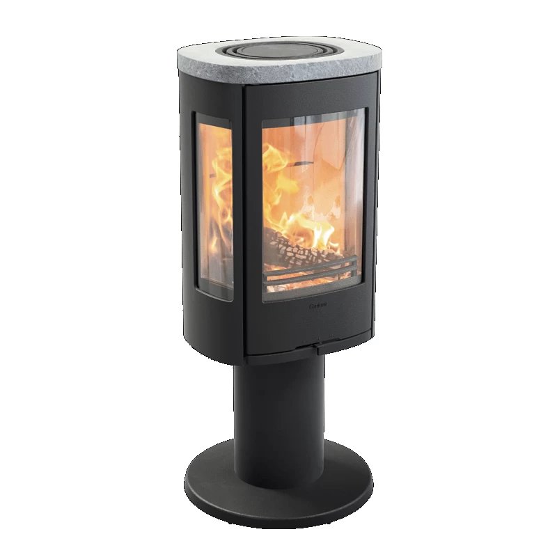 Plieninė krosnelė Nibe Contura C886:3 Style, juoda, 3 - 7 kW