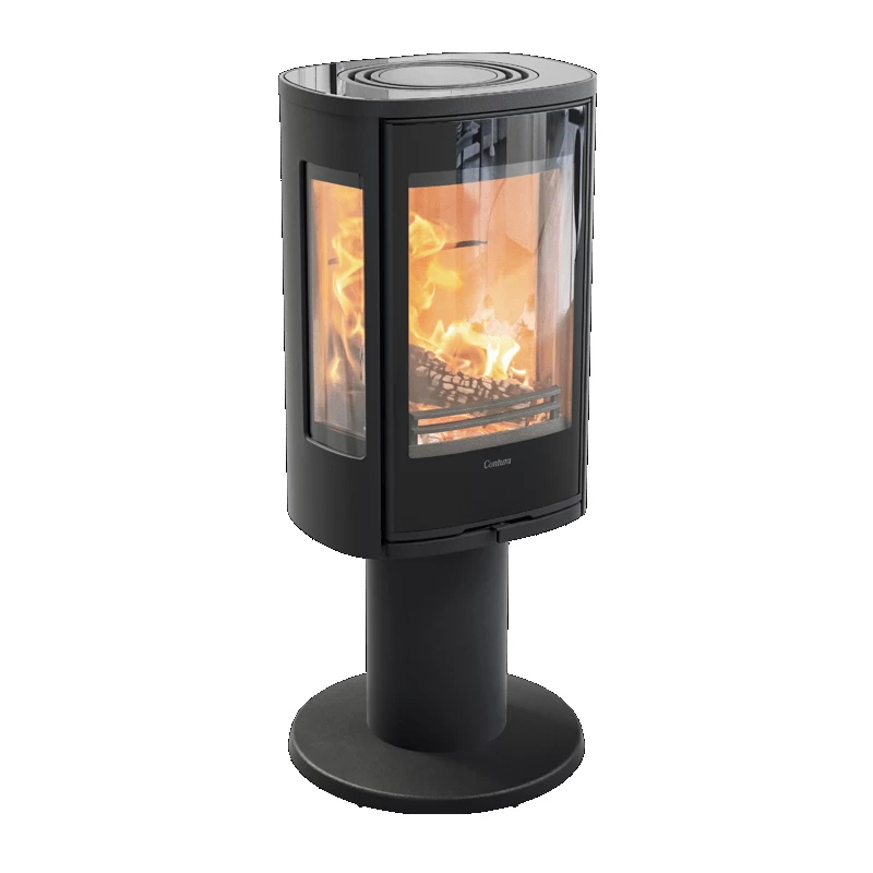 Plieninė krosnelė Nibe Contura C886G:2 Style, juoda, 3 - 7 kW