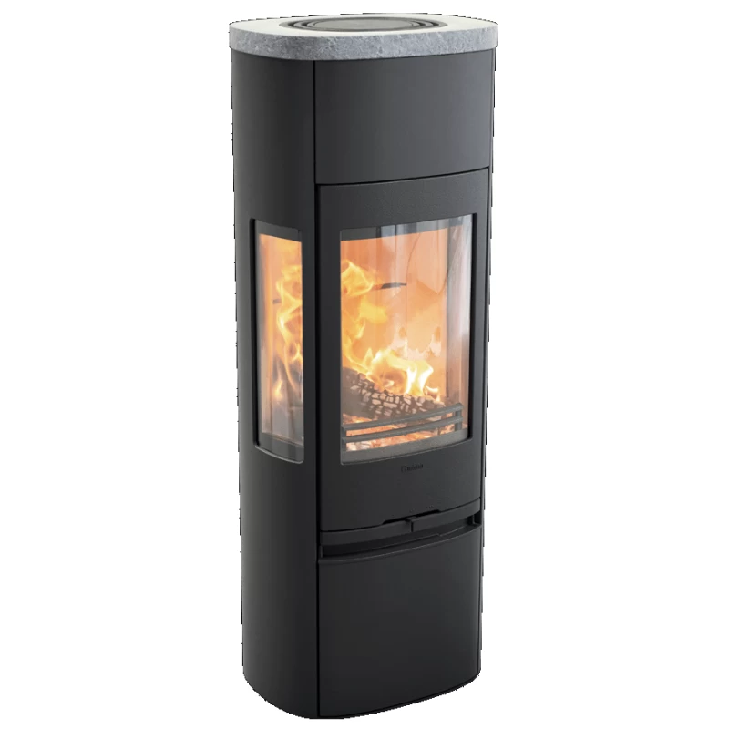 Plieninė krosnelė Nibe Contura C896:3 Style, juoda, 3 - 7 kW