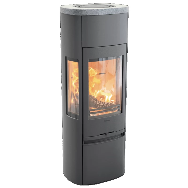 Plieninė krosnelė Nibe Contura C896:3 Style, pilka, 3 - 7 kW