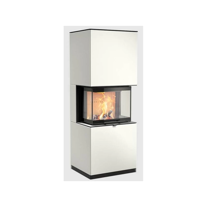 Plieninė krosnelė Nibe Contura CI61, balta, 3 - 7 kW