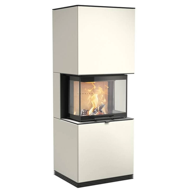 Plieninė krosnelė Nibe Contura CI61A, balta, 3 - 7 kW