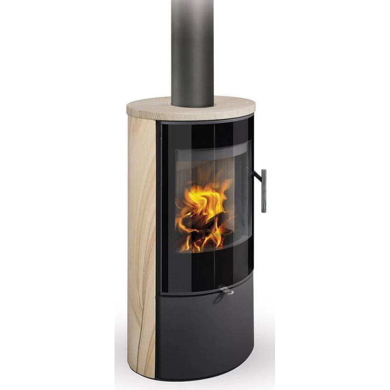 Plieninė krosnelė Romotop Laredo 04, su apdaila, 6.5kW