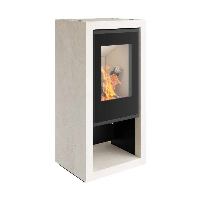 Plieninė krosnelė Spartherm Ambiente A7, 4.5 - 7.7 kW, balta