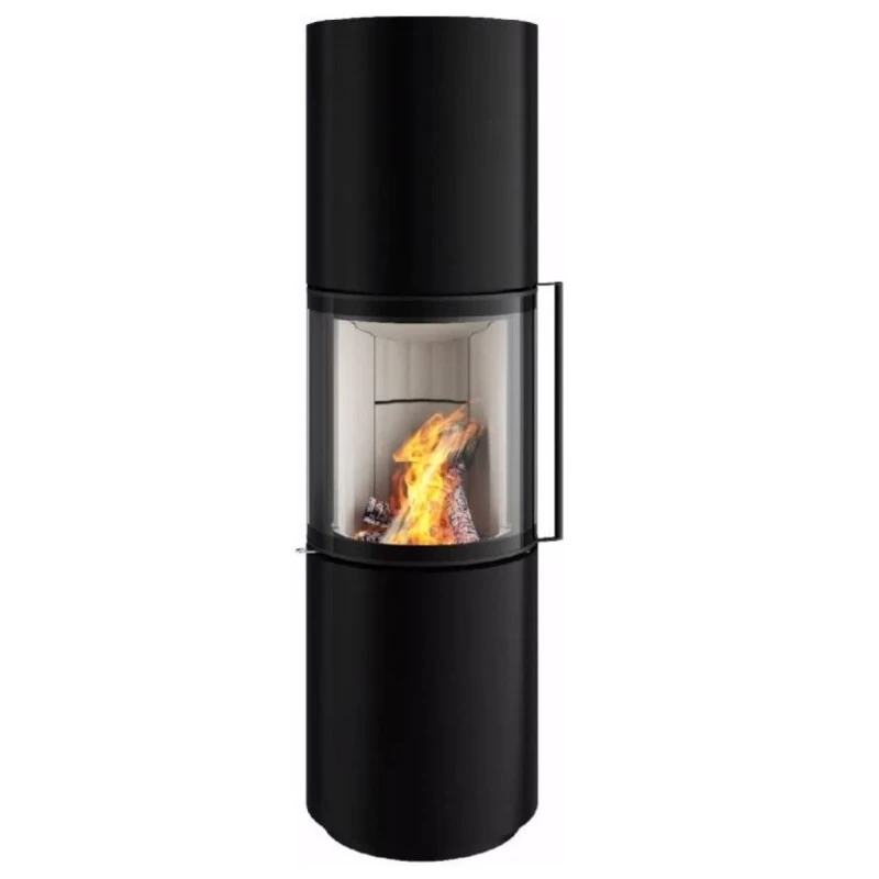 Plieninė krosnelė Spartherm Passo L, juodos spalvos, iki 7.9 kW