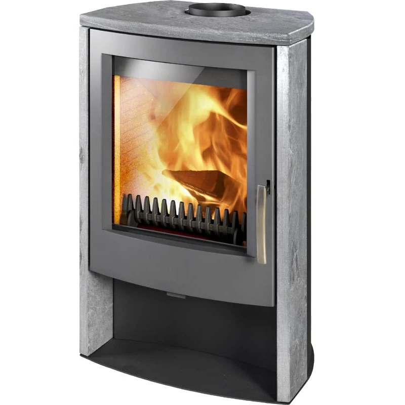 Plieninė krosnelė Thorma Alvesta II, pilka, 4 - 12 kW