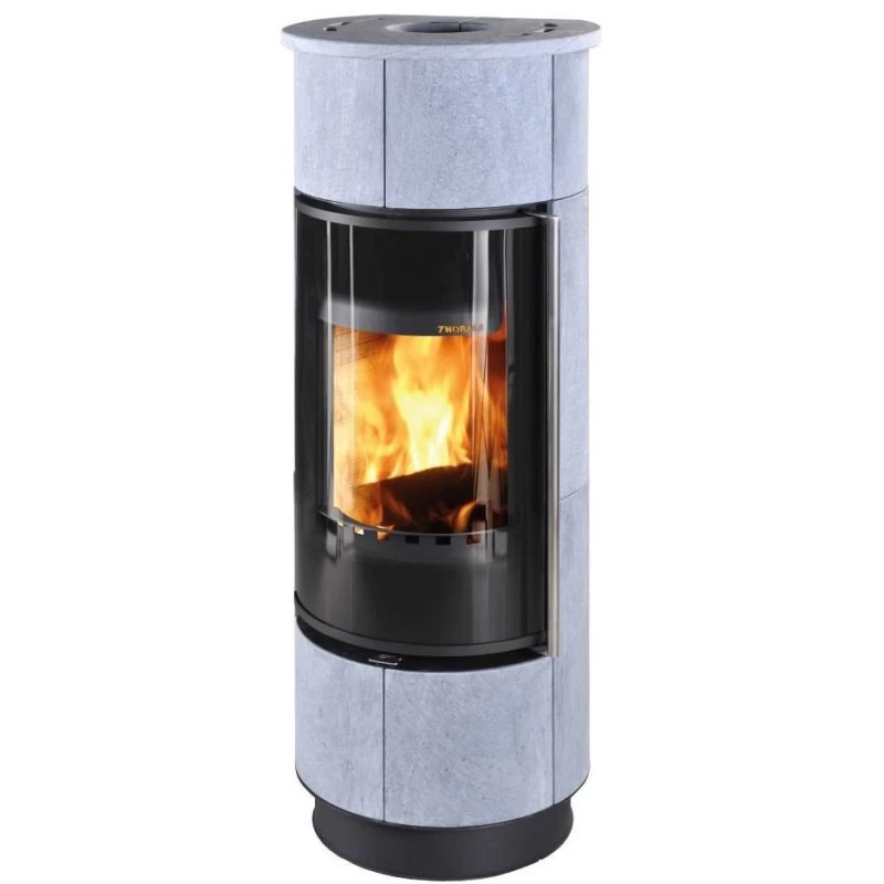 Plieninė krosnelė Thorma Atika Serpentino Extra, juoda