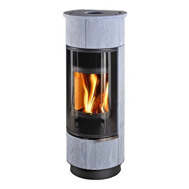 Plieninė krosnelė Thorma Atika Serpentino Plus, juoda