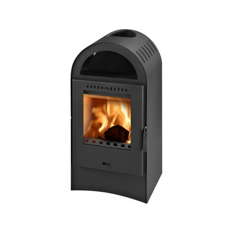 Plieninė krosnelė Thorma Basel II, juoda, 3.5 - 10.5 kW