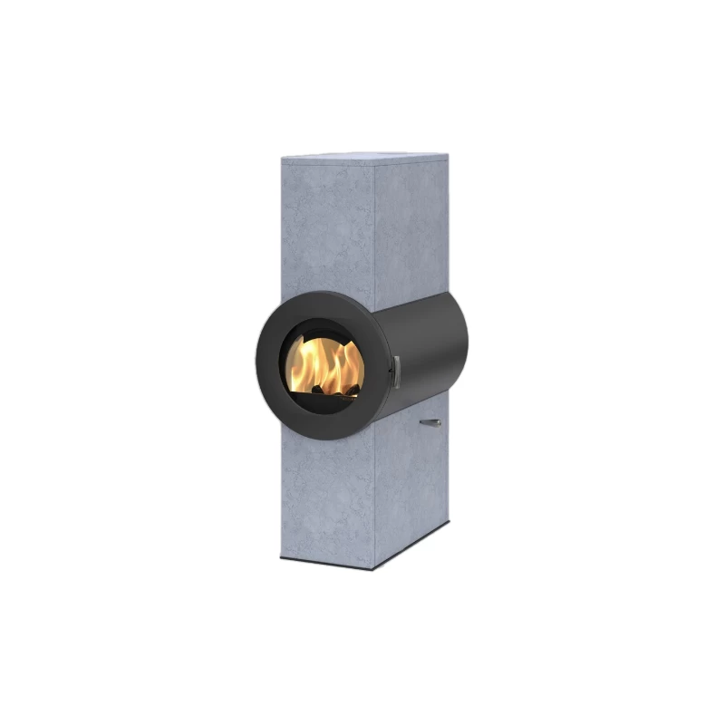Plieninė krosnelė Thorma Dynamic Serpentino, juoda, 6 - 12 kW