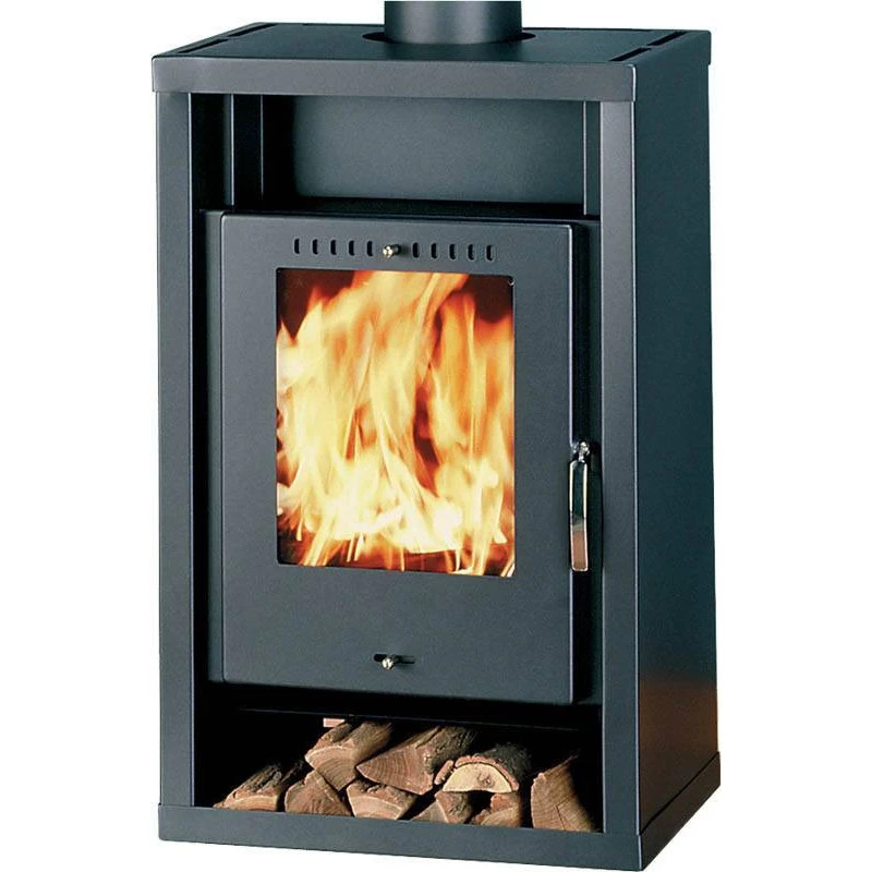 Plieninė krosnelė Thorma Gent, juoda, 2.5 - 7.5 kW