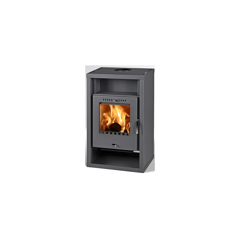 Plieninė krosnelė Thorma Horby, juoda, 3.5 - 10.5 kW