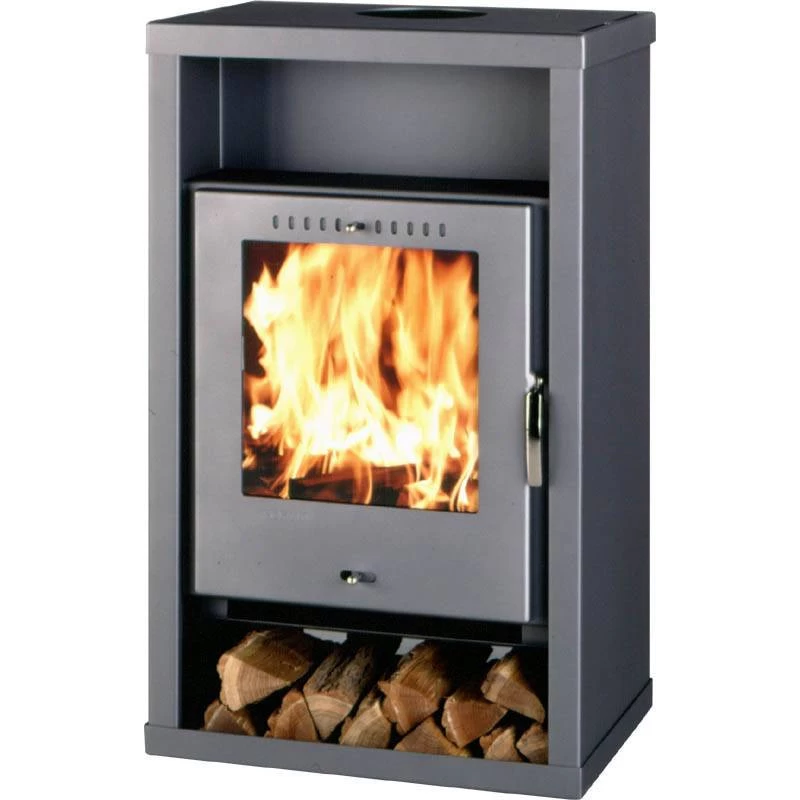 Plieninė krosnelė Thorma Horby, pilka, 3.5 - 10.5 kW