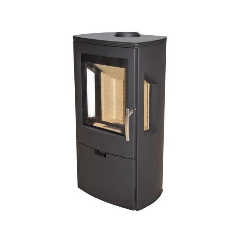 Plieninė krosnelė Thorma Wikantica, pilka, 4 - 12 kW