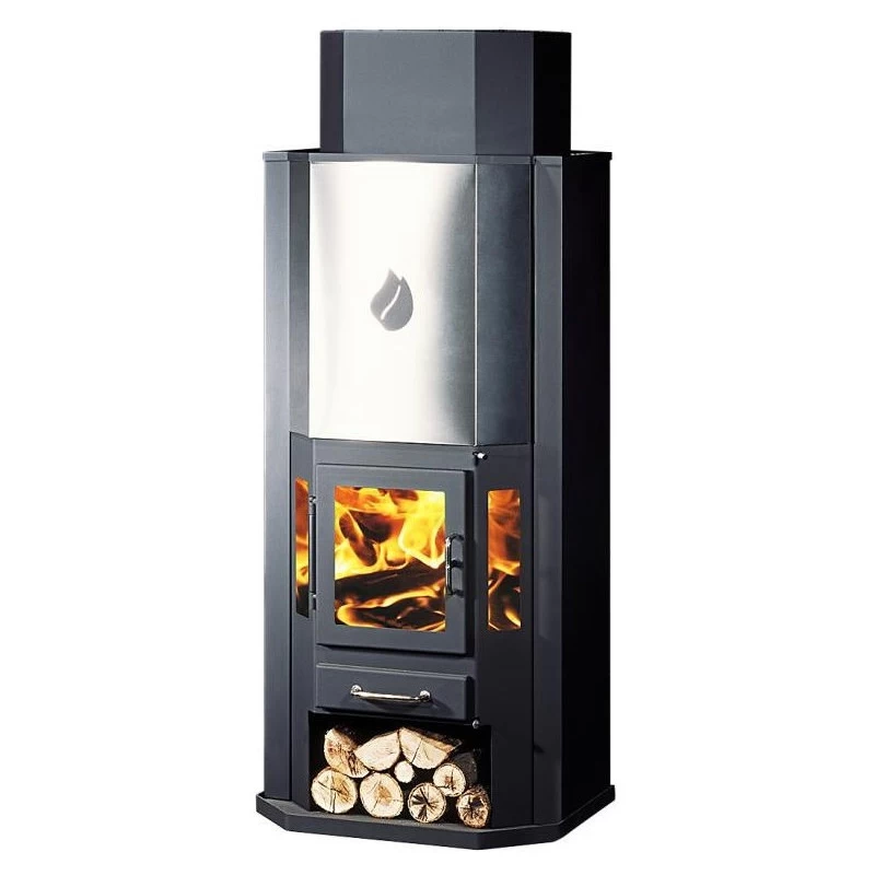 Plieninė krosnelė Victoria Diplomat 11 Inox, 14 kW