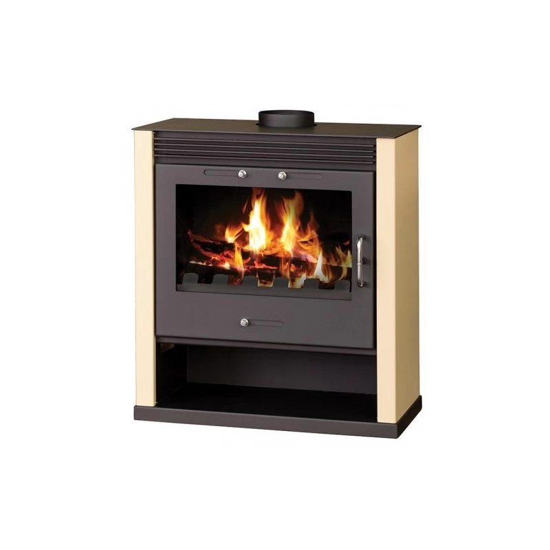 Plieninė krosnelė Victoria Rubin B Ivory, 14 kW