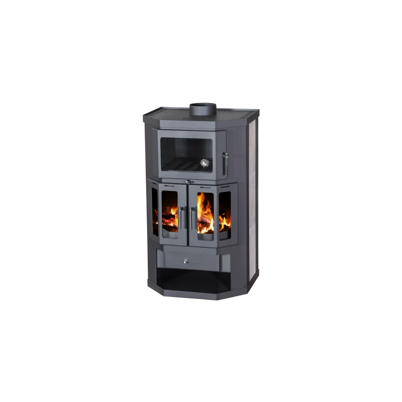 Plieninė krosnelė Victoria Taro 2F su orkaite, 10 kW