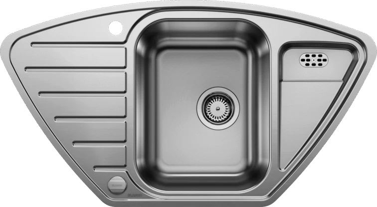 Plieninė plautuvė BLANCO LANTOS 9 E-IF Brushed M.AF