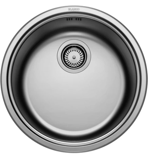 Plieninė plautuvė BLANCO RONDOSOL 18/10 Brushed O.AF