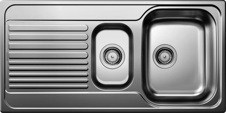 Plieninė plautuvė BLANCO TIPO II 6 S RV SST NATURAL O.AF