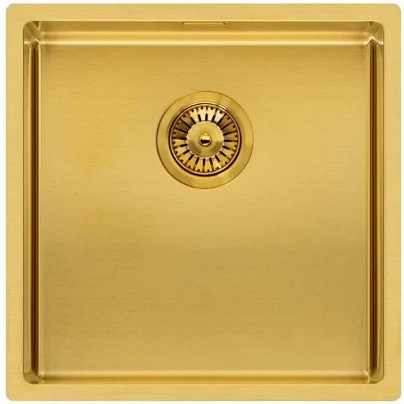 Plieninė plautuvė Reginox Miami 40X40 gold