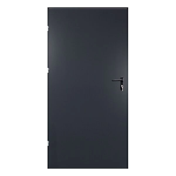 Plieninės durys URAN K79, 790x2090mm antracito sp.