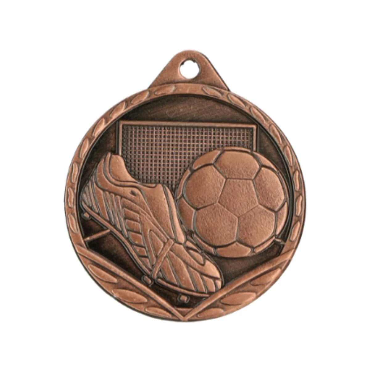 Plieninis Bronzos Medalis - Futbolas
