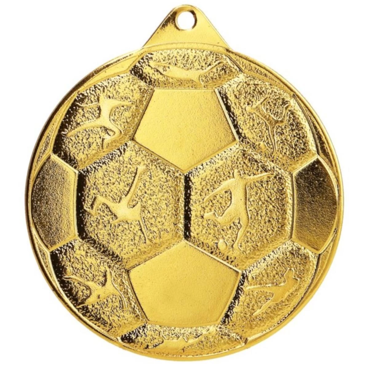 Plieninis Futbolo Medalis Fi 50 Mmc8850/g - Auksinis